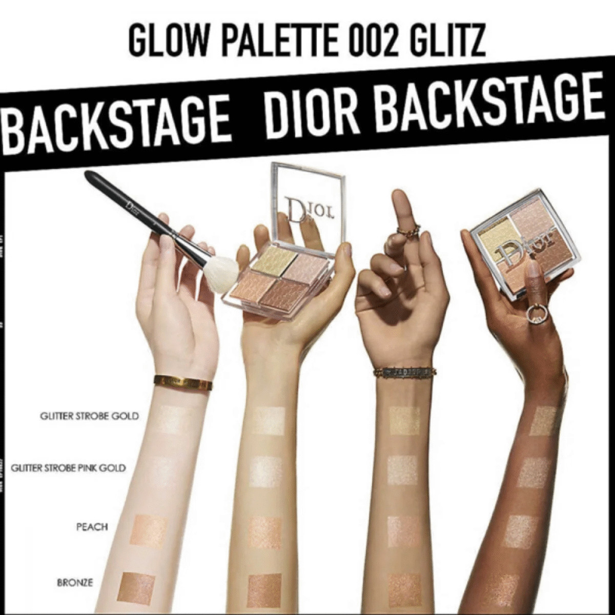 ⁦باليت اضاءة ديور الرباعية باك ستيج رقم 002⁩ - الصورة ⁦2⁩